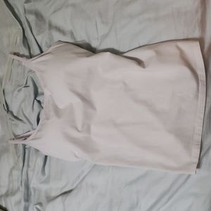 White Padded Tank Top